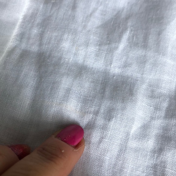 J.Jill no sleeve white linen button down - Picture 8 of 8